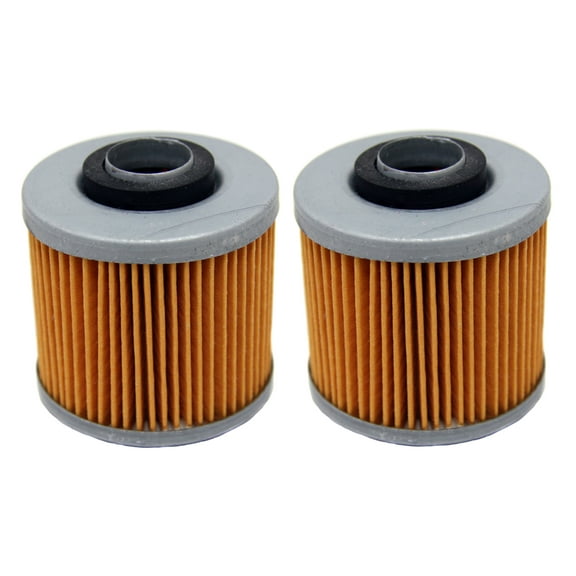2 Pack Oil Filters for Yamaha Grizzly 600 4x4 YFM600FW & Raptor 700 YFM700R