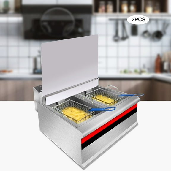 2-Pack Oil Splatter Guards, Brushed 304 Steel, Two-Sided Use & Easy Storage, for Home, Restaurant