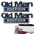 thumbnail image 1 of 2 Pack Old Man Edition Car Emblem, 3D Sticker Badge, 2025 New Metal Nameplate Funny Bumper Decals for Car, Truck, SUV Side or Rear Tailgate Name Plate Sticker ,Black and white, 1 of 5