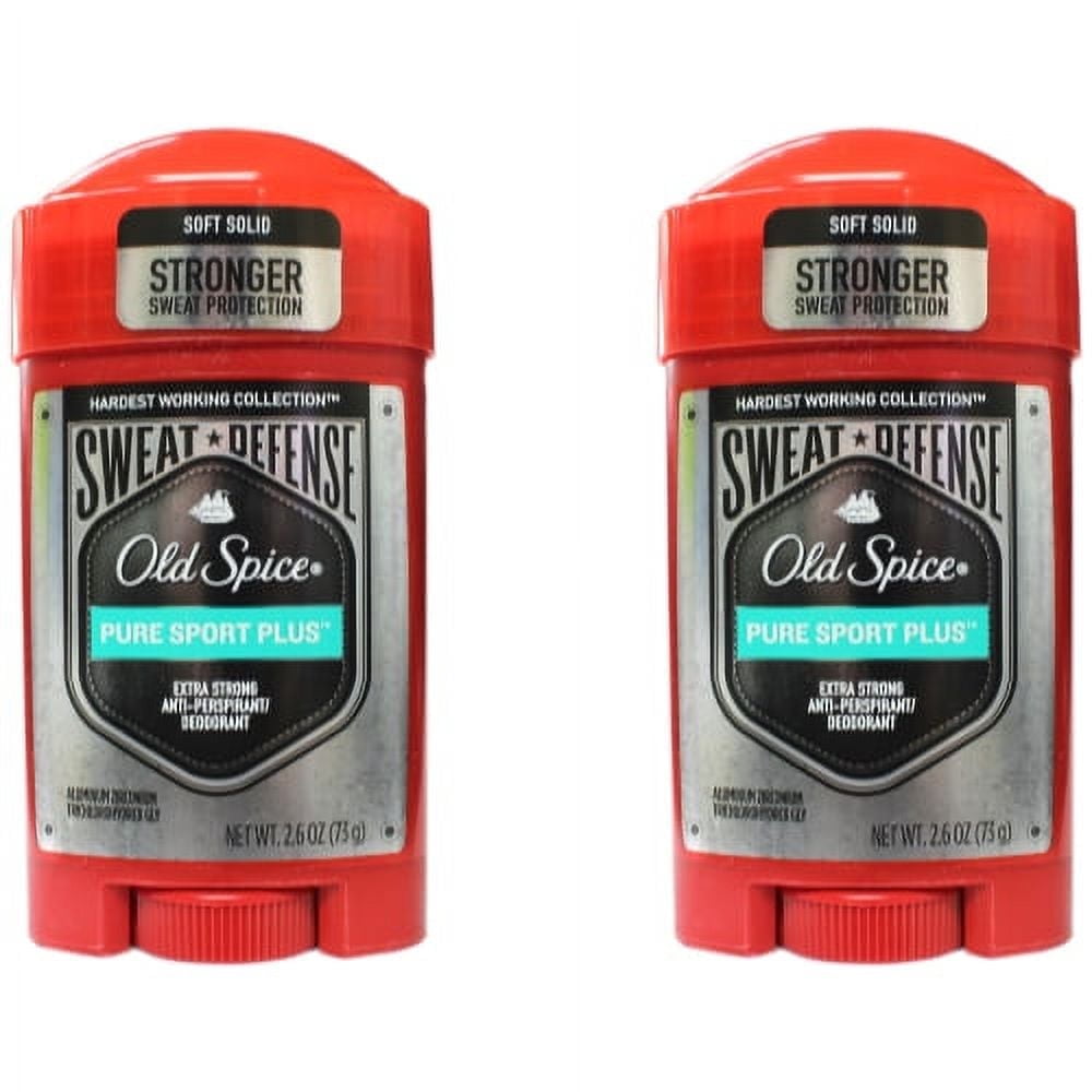 2 Pack Old Spice Pure Sport Plus Extra Strong Anti-Perspirant