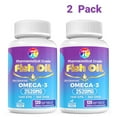 （2 Pack) π Omega3 Fish Oil Supplement (120 counts) with Germany Omega