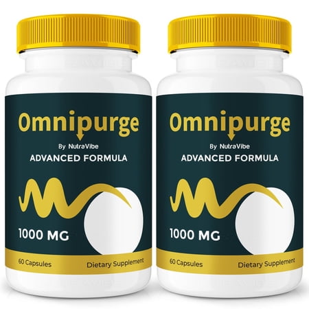 (2 Pack) Omnipurge Capsules – Gentle Gut & Digestive Support Formula for Balance & Wellness | Easy-to-Take Capsules (120 Capsules)