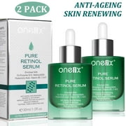 2 Pack One1X Retino Serum Essence for Smoothing and Tightening Skin Day Night Moisturizer for Face