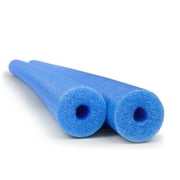 2 Pack Oodles Monster 55 Inch x 3.5 Inch Jumbo Swimming Pool Noodle Foam Multi-Purpose (Blue)