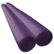 Oodles of Noodles Purple Premium Jumbo XL Foam Pool Swim Noodles, 2 Pack