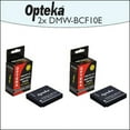 thumbnail image 1 of 2 Pack Opteka DMW-BCF10E 1500mAh Ultra High Capacity Li-ion Battery Pack for Panasonic Lumix DMC-FS12, DMC-FS15, DMC-FS25, DMC-FS4, DMC-FS42, DMC-FS6, DMC-FS62, DMC-FS7 Digital Cameras, 1 of 2