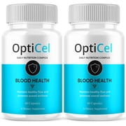 2 Pack Opticel Blood Support, Opti cel Formula 120 Capsules
