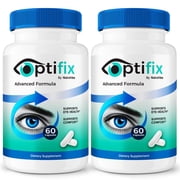 2 Pack Optifix Capsules   Daily Eye Care with Original Blend to Support Visual Wellness, Eye Comfort & Vision | Just 2 Gentle, Easy-to-Swallow Pills 120 Capsules