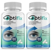 (2 Pack) Optifix - Revolutionary Advanced Vision Matrix Formula - Supports Healthy Vision - Dietary Supplement for Eyes Sight - 120 Capsules