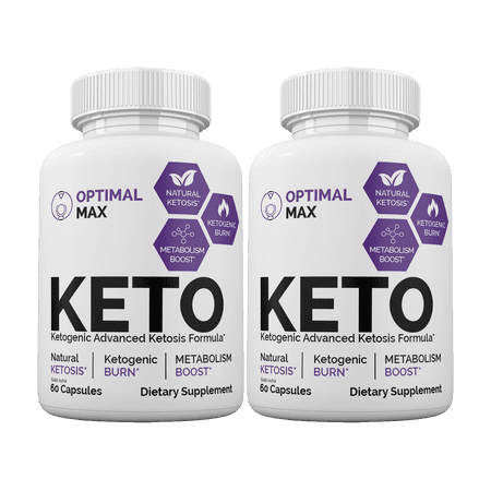 (2 Pack) Optimal Max Keto Pills, Official Optimal Max, Advanced Formula, Made in USA