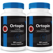 2 Pack Ortopin Capsules   Natural Joint Support Formula for Flexibility, Mobility & Confidence in Movement | Daily Formula for Comfort, Recovery & Active Lifestyle 120 Capsules