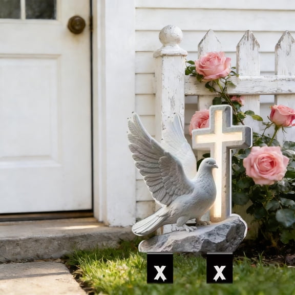 2-Pack Outdoor Acrylic Memorial Plaques with Butterfly Design, Waterproof Garden & Courtyard Decor with Ground Stakes for Lawn Installation