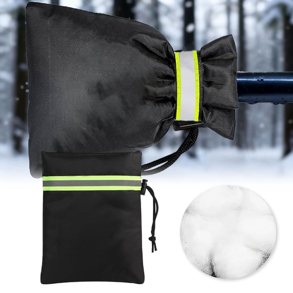 2 Pack Outdoor Faucet Covers for Winter, 6.7x8.3 Inch Waterproof Insulated Spigot Covers, Reusable Freeze Protection for Outdoor Faucets and Backflow Pipes