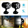 2 Pack Outdoor Motion Light, Motion Sensor Spotlight Wireless Battery