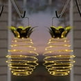 thumbnail image 1 of 2 Pack Outdoor Solar Hanging Lantern Lights - 60LED Waterproof Solar Pineapple Light Outdoor for Garden,Yard Porch Lawn Backyard Landscape Pathway Patio Outside Gardening, 1 of 7