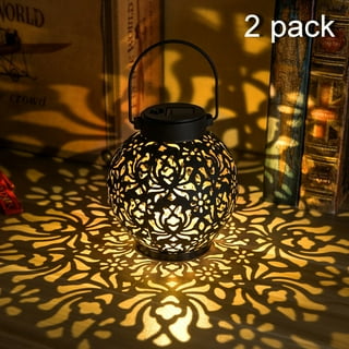 Solar Lanterns in Outdoor Solar Lighting Black Walmart