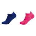 thumbnail image 1 of (2-Pack) Outdoor Sports Socks for Cushioned Socks for Women Men and Women Fitness Running Socks Thin Socks Wool Socks for Men Shallow Cut Summer Breathable Socks Quick Drying Boat Socks, 1 of 3