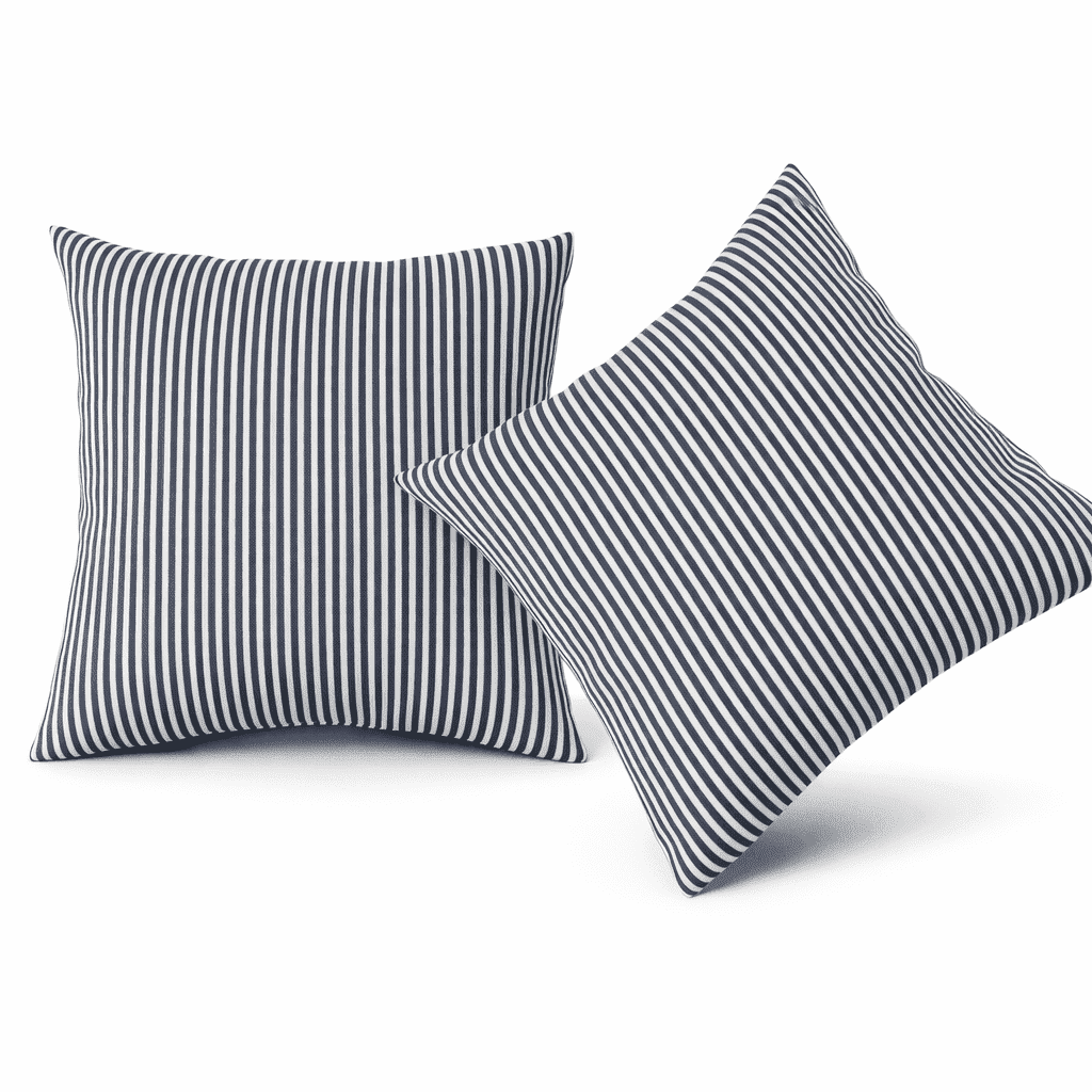 2 Pack Outdoor Throw Pillows, Waterproof & Fade-Resistant Patio Cushions, 18x18 Inch Decorative Outdoor Pillows for Garden, Porch, Balcony & Poolside Furniture
