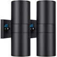 thumbnail image 1 of 2 Pack Outdoor Wall Light with Dusk to Dawn Sensor,Wall Mount Black, 1 of 7