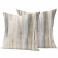 thumbnail image 1 of 2 Pack Outdoor Waterproof Throw Pillow Covers,Abstract Brown Mottled on Retro Decorative Square Patio Pillowcases for Chair Couch Sofa 16x16in, 1 of 9