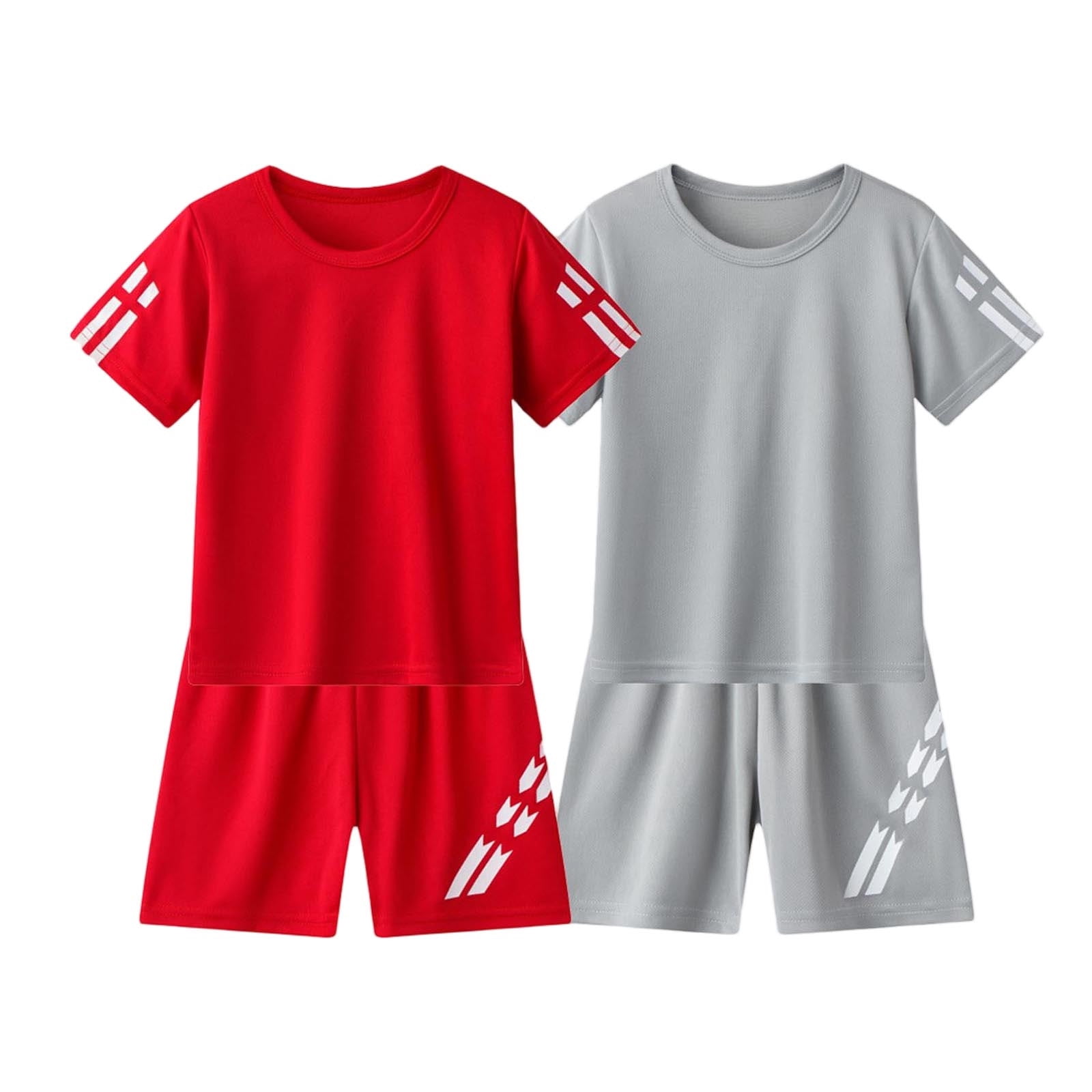 2 Pack Outfits for Boys 2 Piece Sets Crewneck Casual Althetic Sport ...