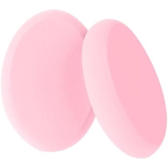 2 Pack Oval Puff Egg Foundation Sponge Oval Makeup Sponges Professional Makeup Sponge for Foundation Blush Eye Application Forehead Cheeks, Dry and Wet ()