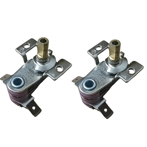 2 Pack Oven Thermostat Replacement Set Oven Attachment Oven Thermostat Controller Temp Controller Metal Texture for Oven