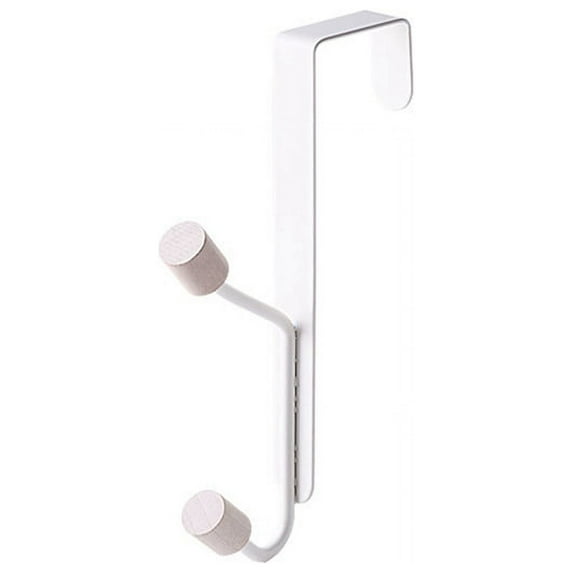 2 Pack Over The Door Hooks, Door Hooks for Hanging Clothes, Wardrobe Doors, Towel Hooks for Hanging Coats, Hats, Robes, Clothes