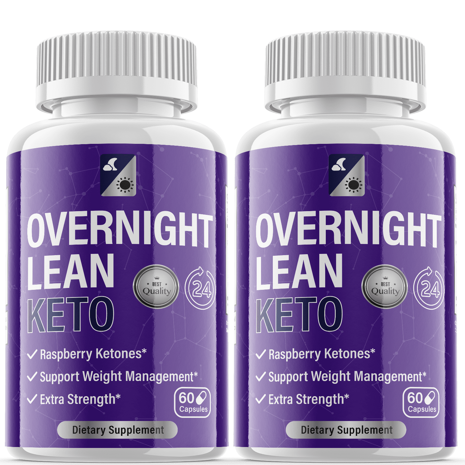 (2 Pack) Overnight Lean Keto Keto Weight Loss Formula Energy