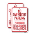 thumbnail image 1 of (2 Pack) No Overnight Parking - Prohibido Estacionarse Por La Noche | 18" X 24" Heavy-Gauge Aluminum Sign | Rust Free Aluminum, Weather Resistant, Waterproof, Fade Resistant, 2, 1 of 4