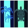 thumbnail image 1 of 2 Pack Oversized Beach Towel Set,Extra Large Long XL Microfiber Pool Swim Towels,Quick Dry Super Absorbent Sandless Travel Towels Blanket Bluk,Adult Men Vacation Essential,74"x36"-Coconut Tree Turtle, 1 of 7