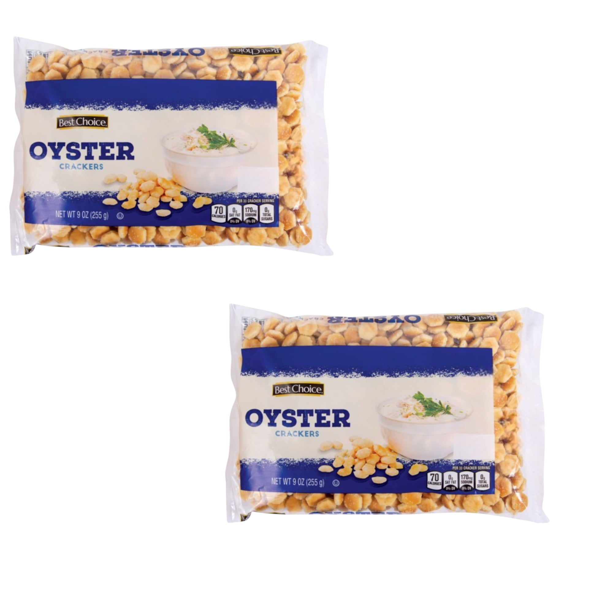 (2 Pack ) Oyster Crackers, 9 oz