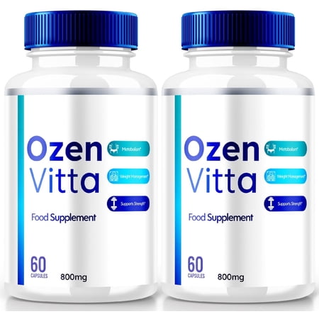 (2 Pack) Ozen Vitta Capsules Advanced Blood Support Formula Supplement, OzenVitta Blood Pills Extra Strength, All Natural Formula Pills to Maintain Healthy Levels, Ozen Vitta Reviews (120 Capsules)
