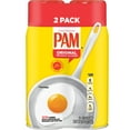 (2 Pack) PAM Original Cooking Spray, Canola Oil Nonstick Cooking