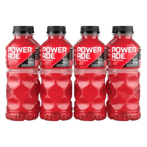 2 Pack - POWERADE ION4 Sports Drink Fruit Punch Sport Pack - 8-20 Fl. Oz. Package May Vary