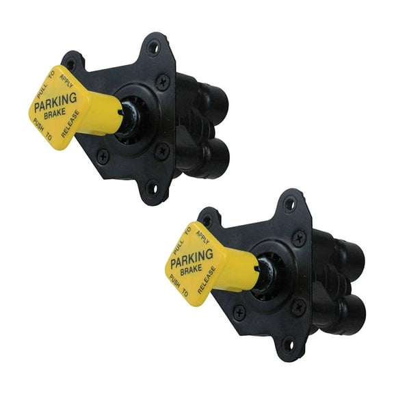 2 Pack PP-DC Heavy Duty Dash Valve - Air Brake Park Control Valve Replaces 065661, Bendix 109795, 5002188, 800733, BW800733, Tectran 14510, Navistar 2032-342-C, 2032342C, 2032342C91