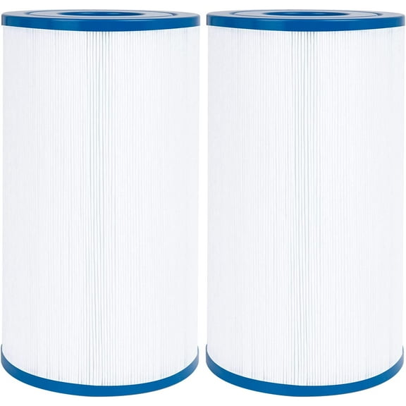 2 Pack PRB35-IN Hot Tub Filter Replacement for Thermospa FL1008, Replace Filbur FC-2385, Pleatco Pure PRB35-IN, Unicel C-4335, 35 Sq. Ft, 5 X 9 Drop in Spa Filter