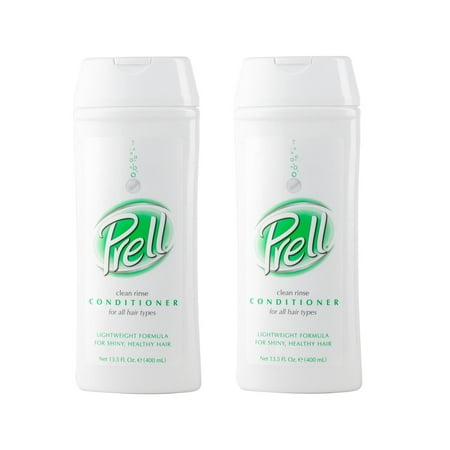 2 Pack - PRELL Moisturizing Clean Rinse Conditioner, 13.5 oz each