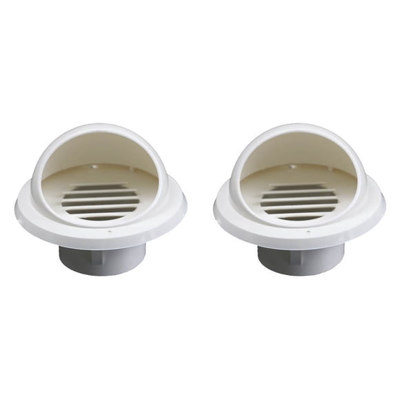 2 Pack PVC Ceiling Vent Covers for Effective Exhaust and Duct Protection