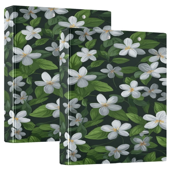2 Pack PVC Round Ring Binders, 200 Sheet Capacity D-Ring File Folder ...