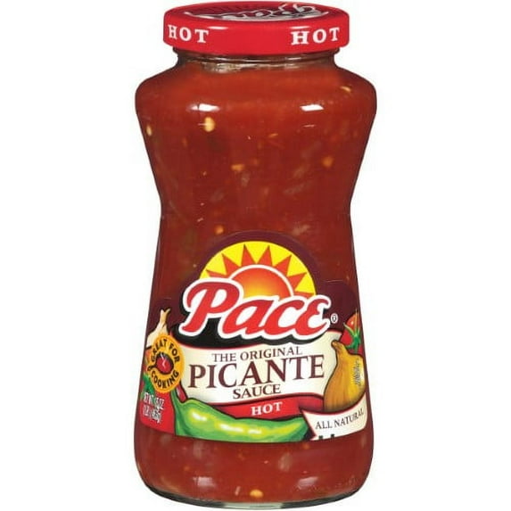 (2 Pack) Pace Hot Picante Sauce, 16 Oz. (Pack of 10)