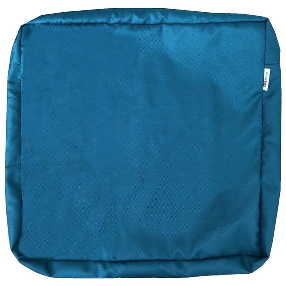 2 Pack Pacific Blue Covers 25"x25"x5" for Outdoor Deep Seat Cushions, Patio Chairs, Sofas and Love Seats