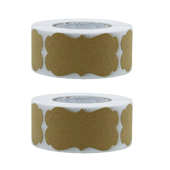 2 Pack Packaging Sealing Labels Writable Jars Nail Stickers