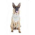 thumbnail image 1 of 2 Pack Paisley Polyester Pets Dogs Bandana Triangle Shape  - Oversized (White), 1 of 2