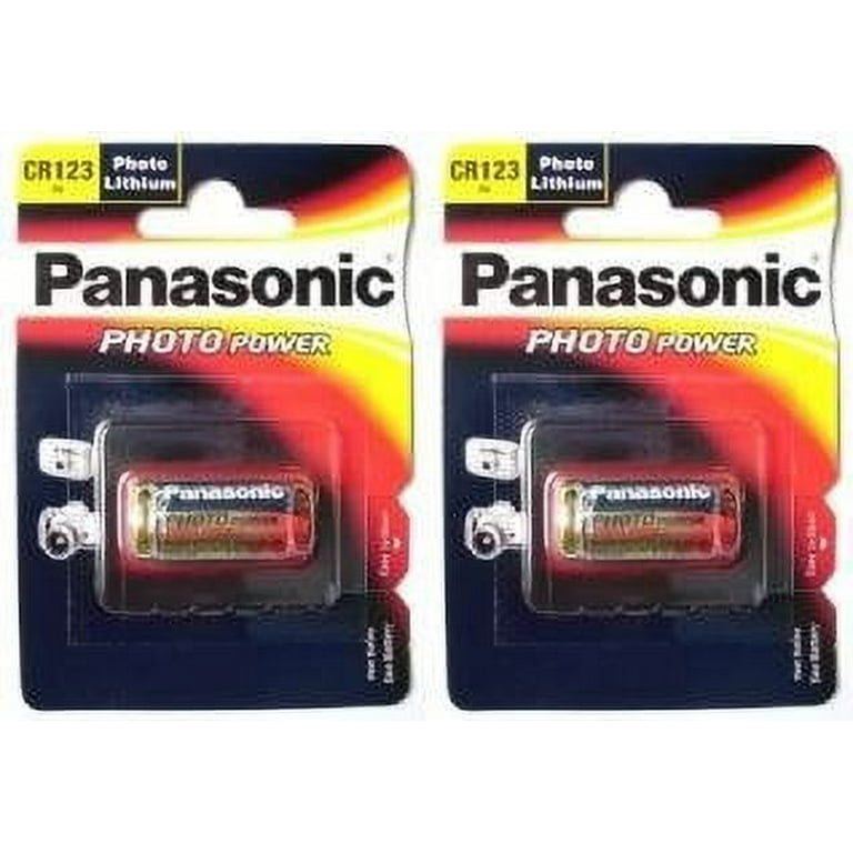 PANASONIC CR-123 Photo Battery 3V Lithium 1 Pack 