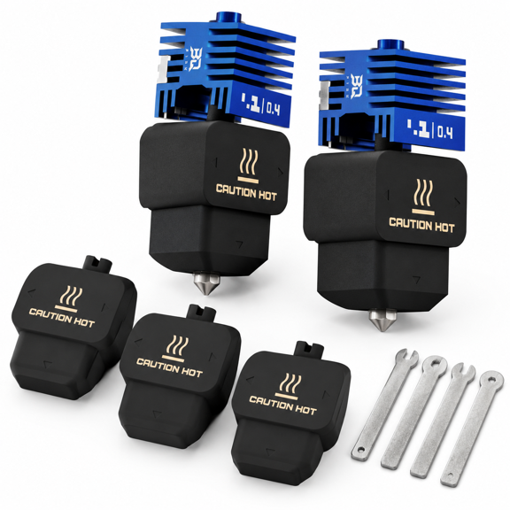 2 Pack Panda Juicer Sf Hotend Print Head Kit For Bambu-lab H2d/h2s/h2c/a1/a1 Mini Upgrade Standard Flow High Temperature Hot End