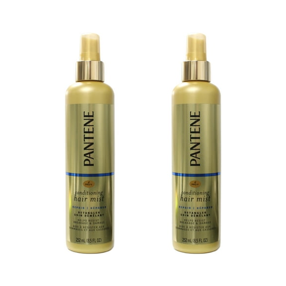 2 Pack Pantene Pro V Medium Thick Hair Solutions Silkening Detangler 8.50oz Each