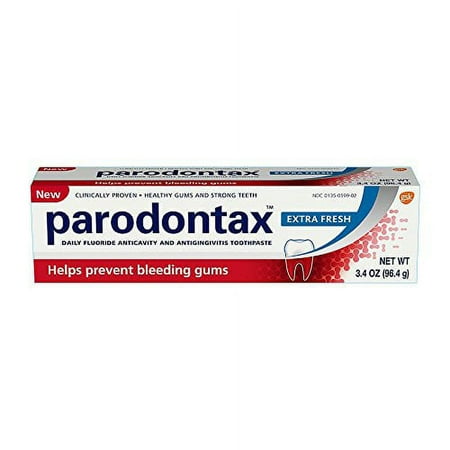 2 Pack Parodontax Daily Fluoride Anticavity Toothpaste Extra Fresh 3.4oz Each