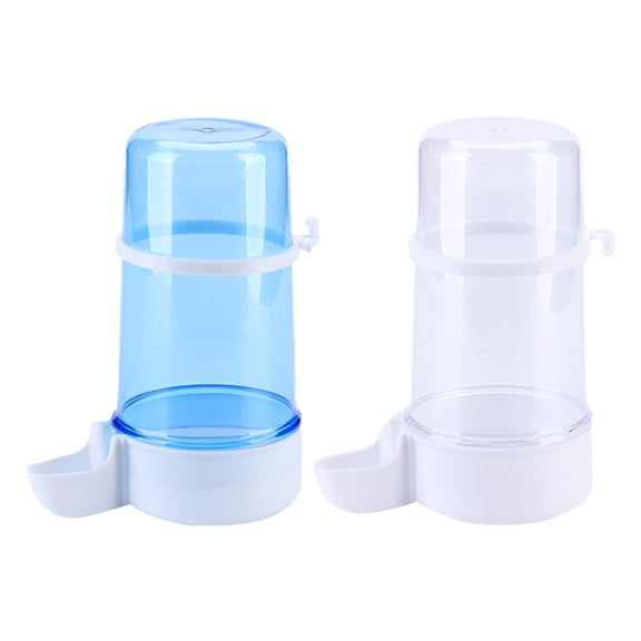 2 Pack Parrot Automatic Water Dispenser Seed Feeder for Small to Medium Birds