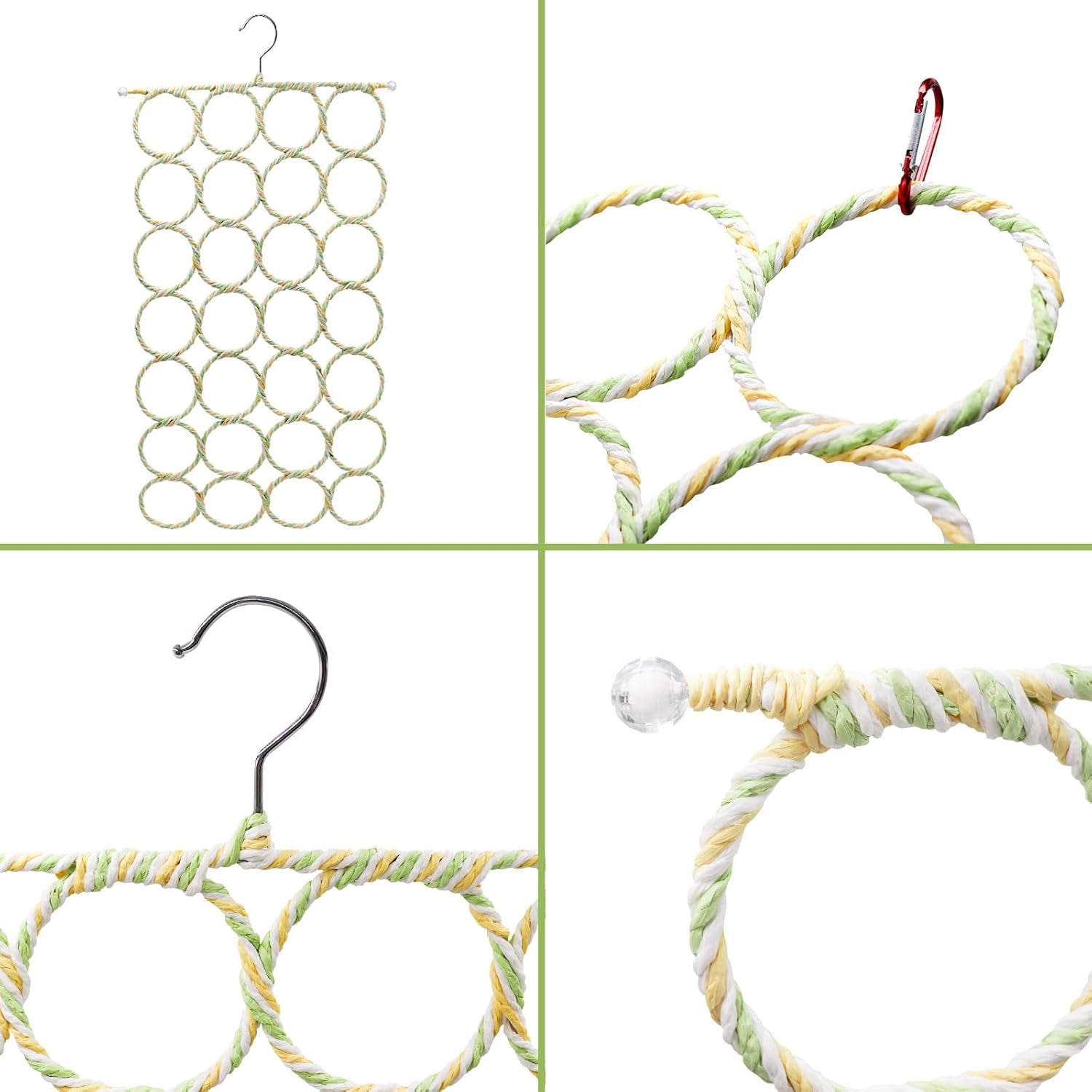 2 Pack Parrot Rope Net and Swing Bridge Toy, Safe Hanging Ladder for ...